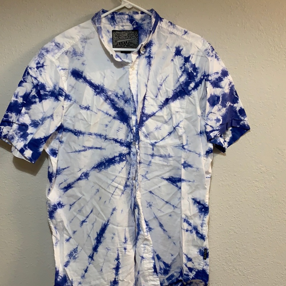 Tie dye button down